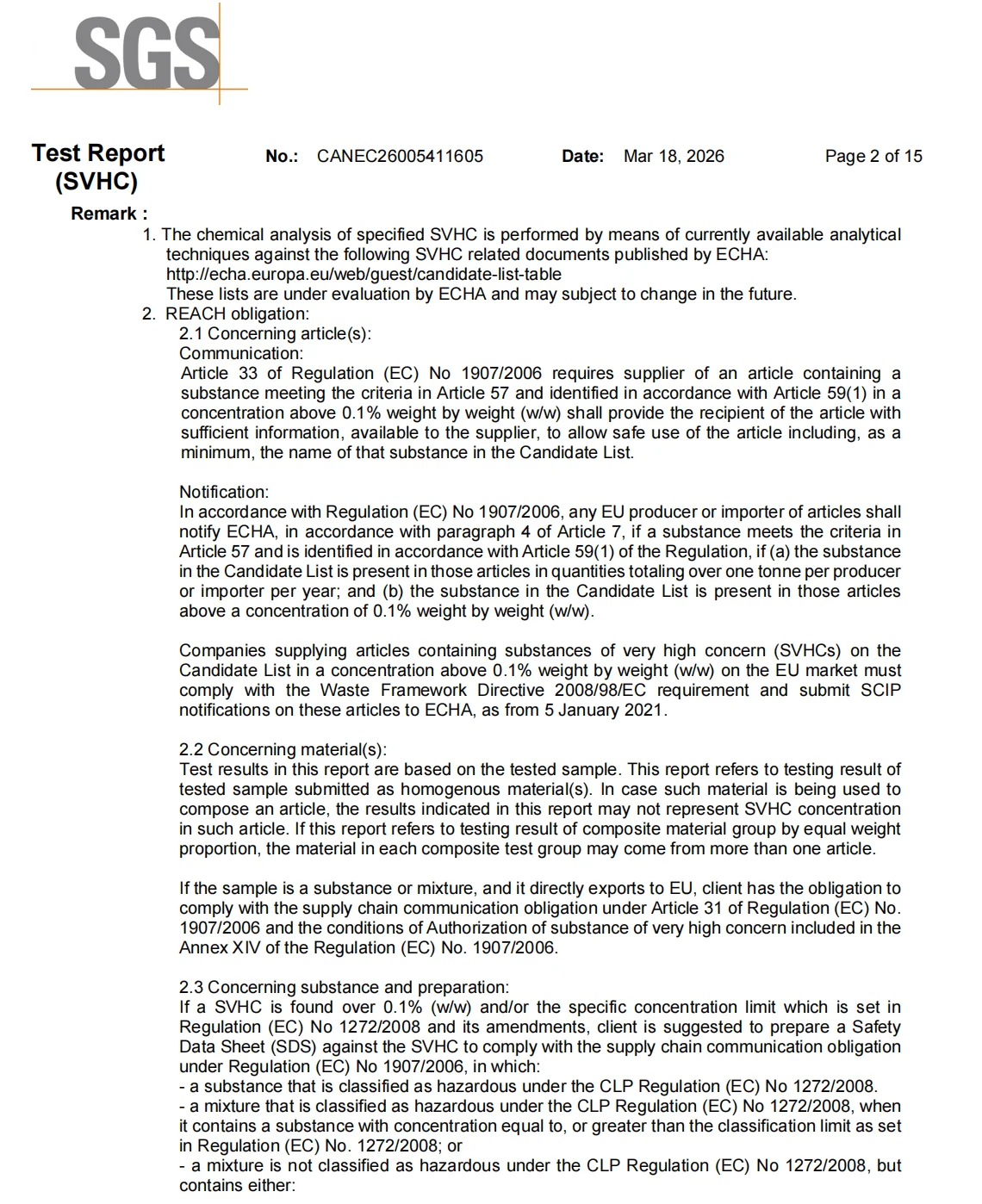 ROHS Report 2